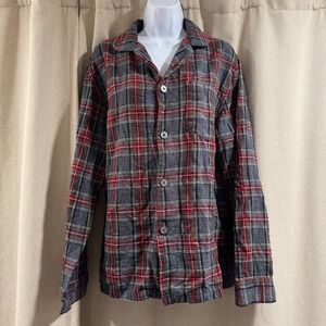 VTG L.L. Bean Plaid Flannel Shirt Mens M Regular